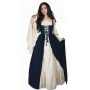 Medieval Lady Costume Blue - Adult Womens Medieval Costumes